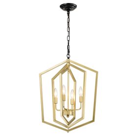4-Light Farmhouse Kitchen Chandeliers, Vintage Cage Light Fixture Adjustable Height Chandeliers for Dining Room Hallway Foyer Entryway(E12 Bulbs Not 4-Light Farmhouse Kitchen Chandeliers, Vintage Cage Light Fixture Adjustable Height Chandeliers for Dining Room Hallway Foyer Entryway(E12 Bulbs Not