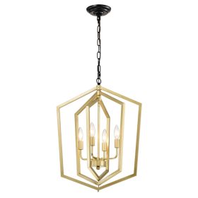 4-Light Farmhouse Kitchen Chandeliers, Vintage Cage Light Fixture Adjustable Height Chandeliers for Dining Room Hallway Foyer Entryway(E12 Bulbs Not 4-Light Farmhouse Kitchen Chandeliers, Vintage Cage Light Fixture Adjustable Height Chandeliers for Dining Room Hallway Foyer Entryway(E12 Bulbs Not